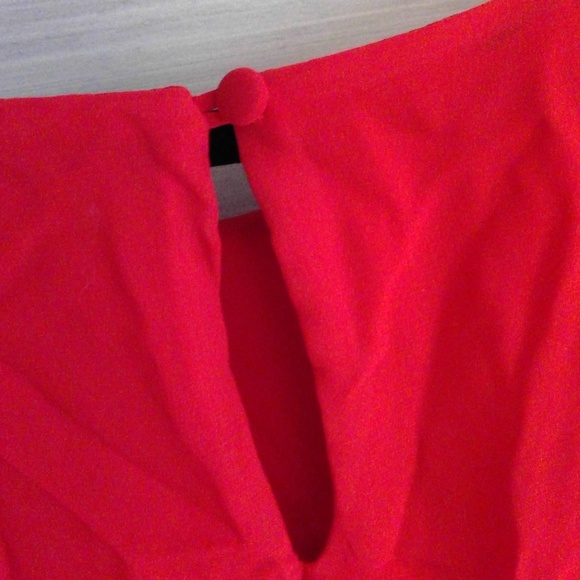 Above the Knee Red Lace Dress - Picture 5 of 5